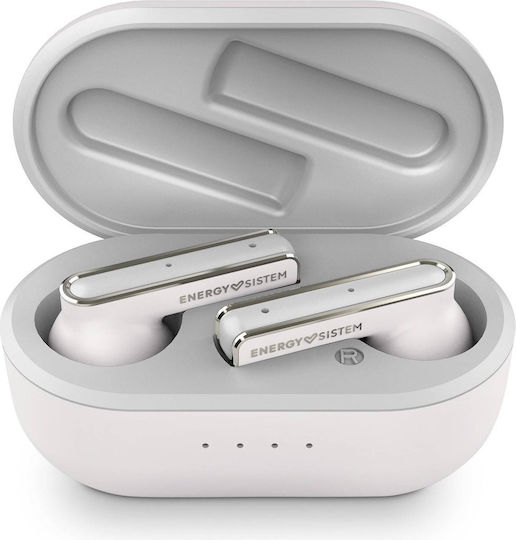 Energy Sistem Style 4 Earbud Bluetooth Handsfree Headphones with Charging Case Cream view 2
