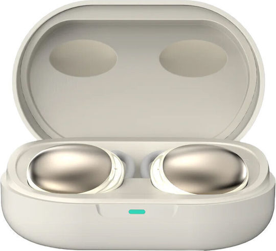 HiFuture FUSION In-ear Bluetooth Handsfree Earphones with Charging Case Ivory White vue 3