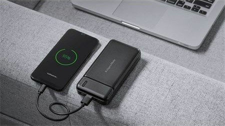 Kruger & Matz KM0906 Power Bank 20000mAh with 2 USB-A Ports Black vue 2