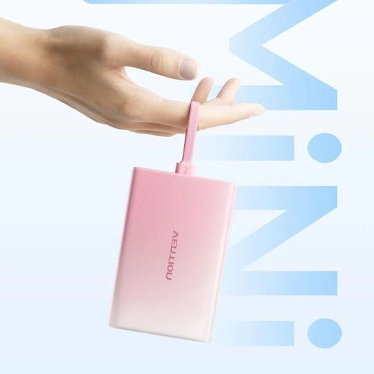 Vention Power Bank 10000mAh 22.5W with USB-A Port and USB-C Port Gold view 5