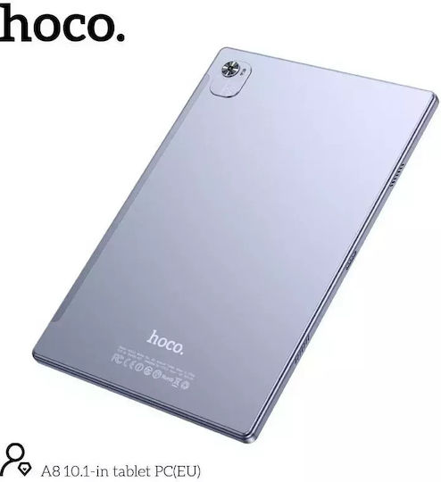 Hoco A8 4G 10.1" Tablet (6GB/128GB) Silver view 2