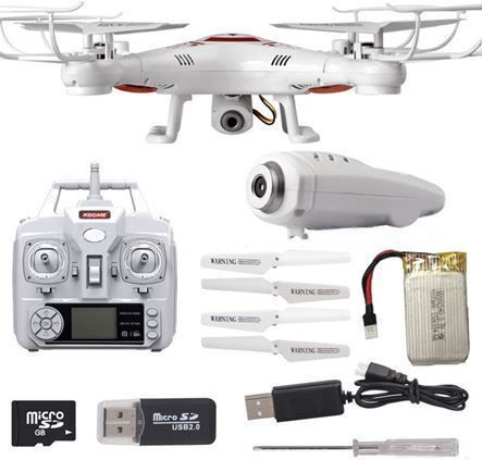 Drone with 720p Camera and Controller view 1