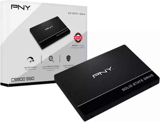 PNY CS900 SSD 250GB 2.5'' SATA III SSD7CS900-250-PB view 2