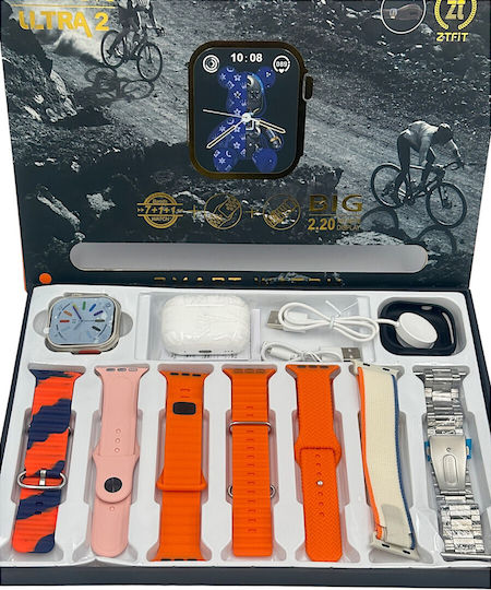 Smartwatch Zt07 Ultra Max 2 20' 49mm Orange weergave 3