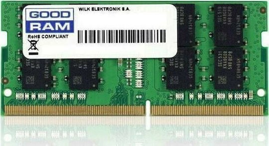 GoodRAM DDR4 with Module 1x16GB and Speed 3200 for Laptop GR3200S464L22S/16G