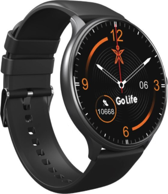 SBS Roundtrack Smartwatch with Heart Rate Monitor Black