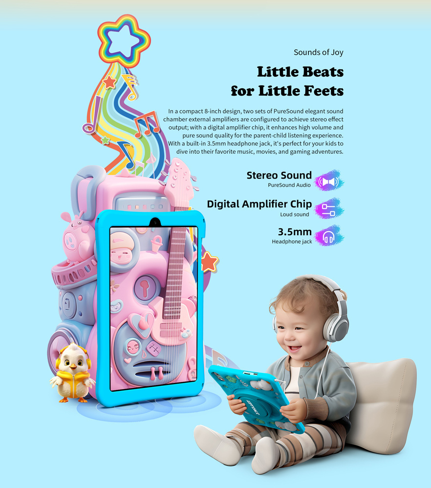 Teclast P85 Kids 8" Tablet (3GB/64GB) Pink view 5
