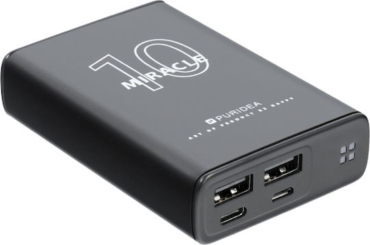 Puridea S15 Power Bank 10000mAh with 2 USB-A Ports Black Ansicht 3