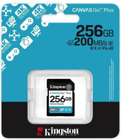 Kingston Canvas Go Plus 256GB U3 V30 200MB/s view 5