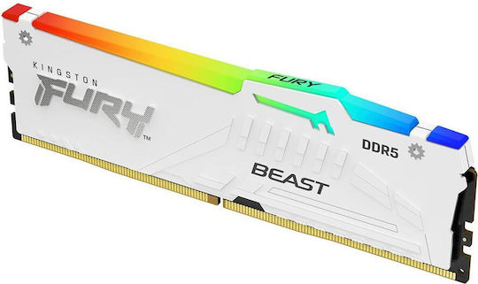 Kingston Fury Beast RGB DDR5 with Module 1x16GB and Speed 6800 for Desktop KF568C34BWEA-16 view 2
