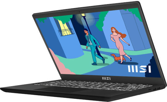 MSI Modern 15 B12MO 15.6" IPS FHD (i7-1255U/16GB/512GB SSD/No OS) Classic Black (UK Keyboard) view 5