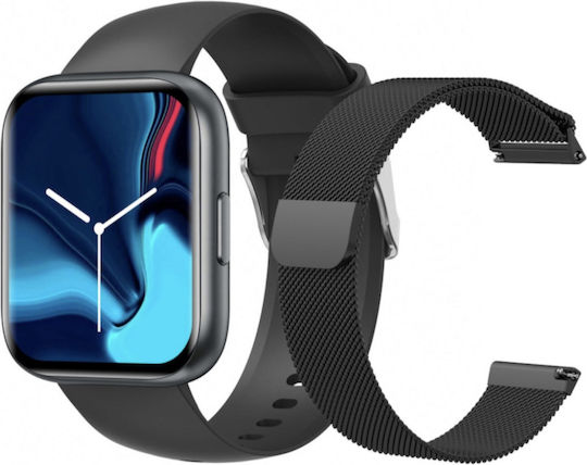 BeFIT PRO Smartwatch with Heart Rate Monitor (Black) view 1