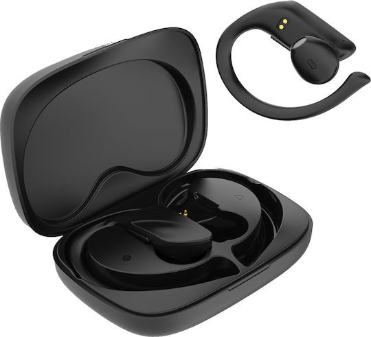 Lamtech LAM021820 Earbud Bluetooth Handsfree Earphones with Charging Case Black view 3
