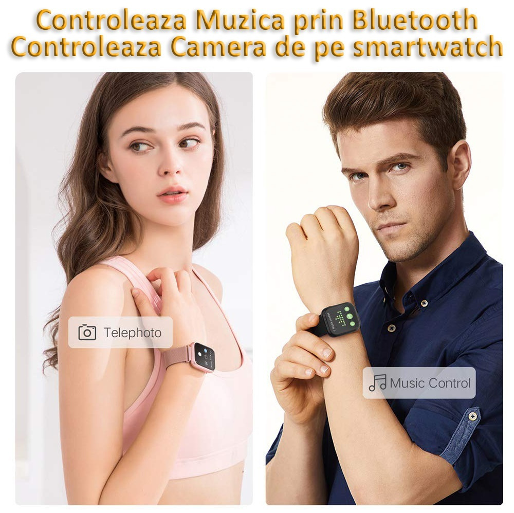 FiT Prestige Smartwatch with Heart Rate Monitor (Pink) view 4