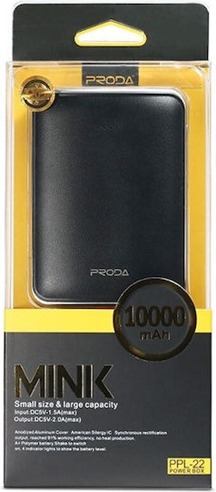 Remax PPL-22 Power Bank 10000mAh with 2 USB-A Ports Black vue 3