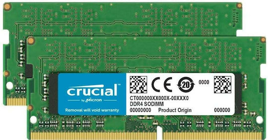 Crucial DDR4 with Module 1x32GB and Speed 3200 for Laptop CT32G4SFD832A vue 3