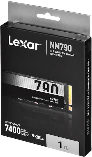 Lexar NM790 SSD 1TB M.2 Type with PCI Express 4.0 Connection PS5 Compatible LNM790X001T-RNNNG vista 5