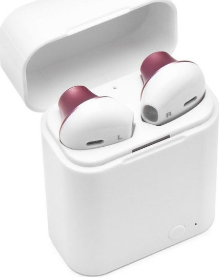 TWS EP003 Earbud Bluetooth Handsfree Earphones with Charging Case White view 1