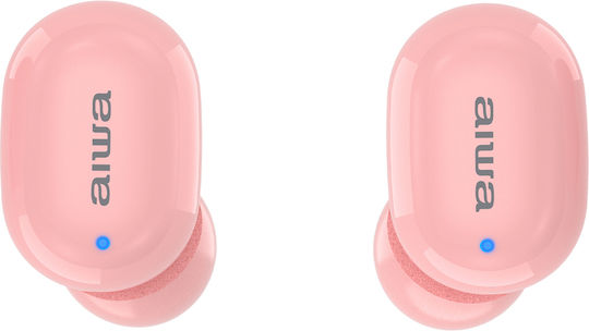 Aiwa EBTW-150 In-ear Bluetooth Handsfree Earphones with Sweat Resistance and Charging Case Pink view 3