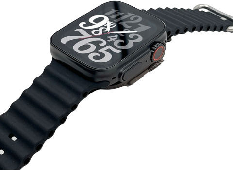 KD99 Smartwatch with Heart Rate Monitor (Black) vue 2