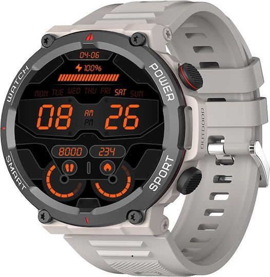 BlackView W50 47mm Smartwatch with Heart Rate Monitor (Gray) view 1