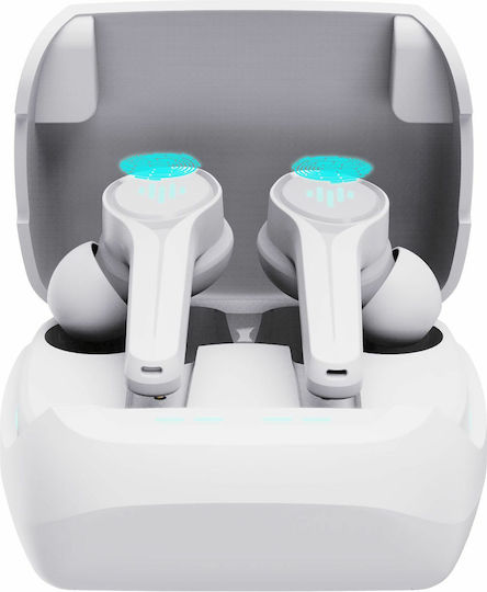 iLuv Metal Forge Air In-ear Bluetooth Handsfree Earphones with Charging Case White