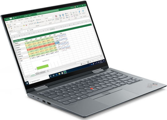Lenovo ThinkPad X1 Yoga Gen 6 14" IPS FHD+ (i7-1185G7/16GB/1TB SSD/W10 Pro) Storm Grey (UK Keyboard) view 4