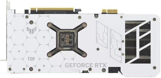 Asus GeForce RTX 4070 Ti Super 16GB GDDR6X TUF Gaming BTF OC White Graphics Card view 4