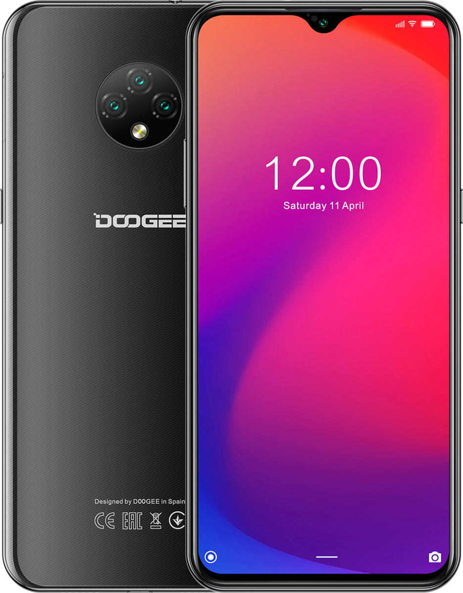 Doogee X95 Dual SIM (2GB/16GB) Black view 1