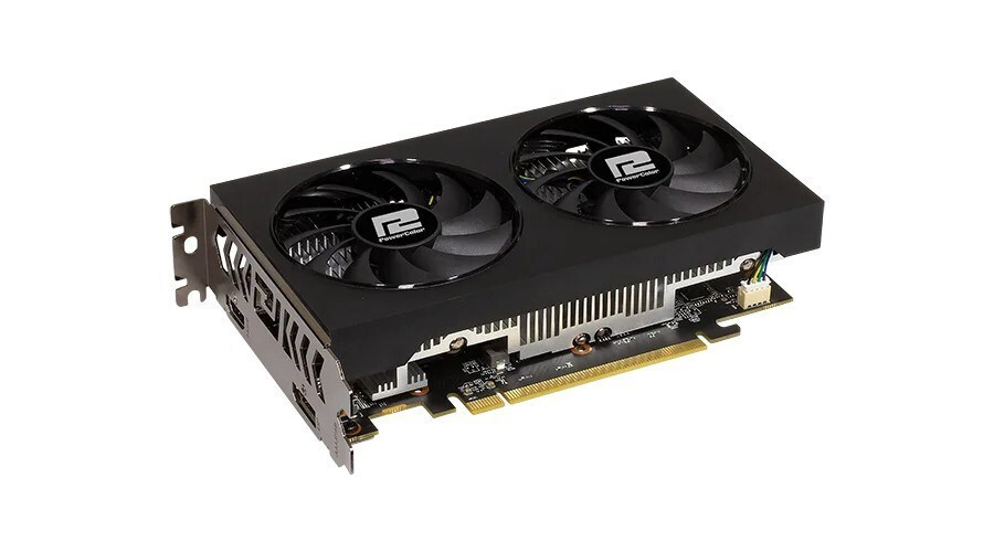 PowerColor Radeon RX 6500 XT 4GB GDDR6 Fighter V3 Graphics Card view 3