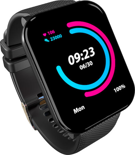 HiFuture Futurefit Pulse Smartwatch with Heart Rate Monitor (Black) view 3