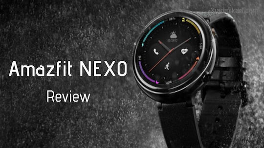 Amazfit Nexo Ceramic 36mm Smartwatch with eSIM and Heart Rate Monitor (Black) view 3