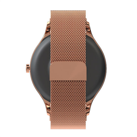 Forever ForeVive 3 SB-340 43mm Smartwatch with Heart Rate Monitor (Gold) view 2
