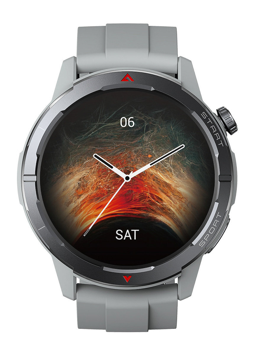 Zeblaze Stratos 3 Ultra Stainless Steel 52mm Waterproof Smartwatch with Heart Rate Monitor White vue 5