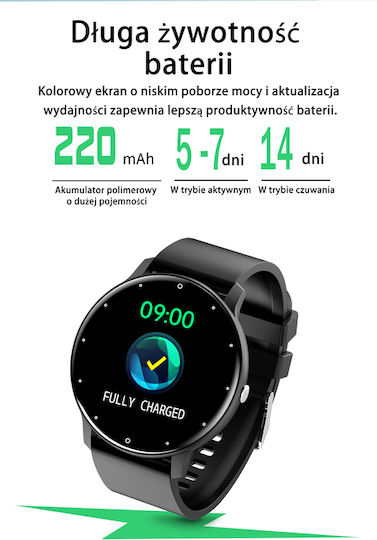 Gravity Gt1-1 Smartwatch with Heart Rate Monitor (Multicolour) vista 7