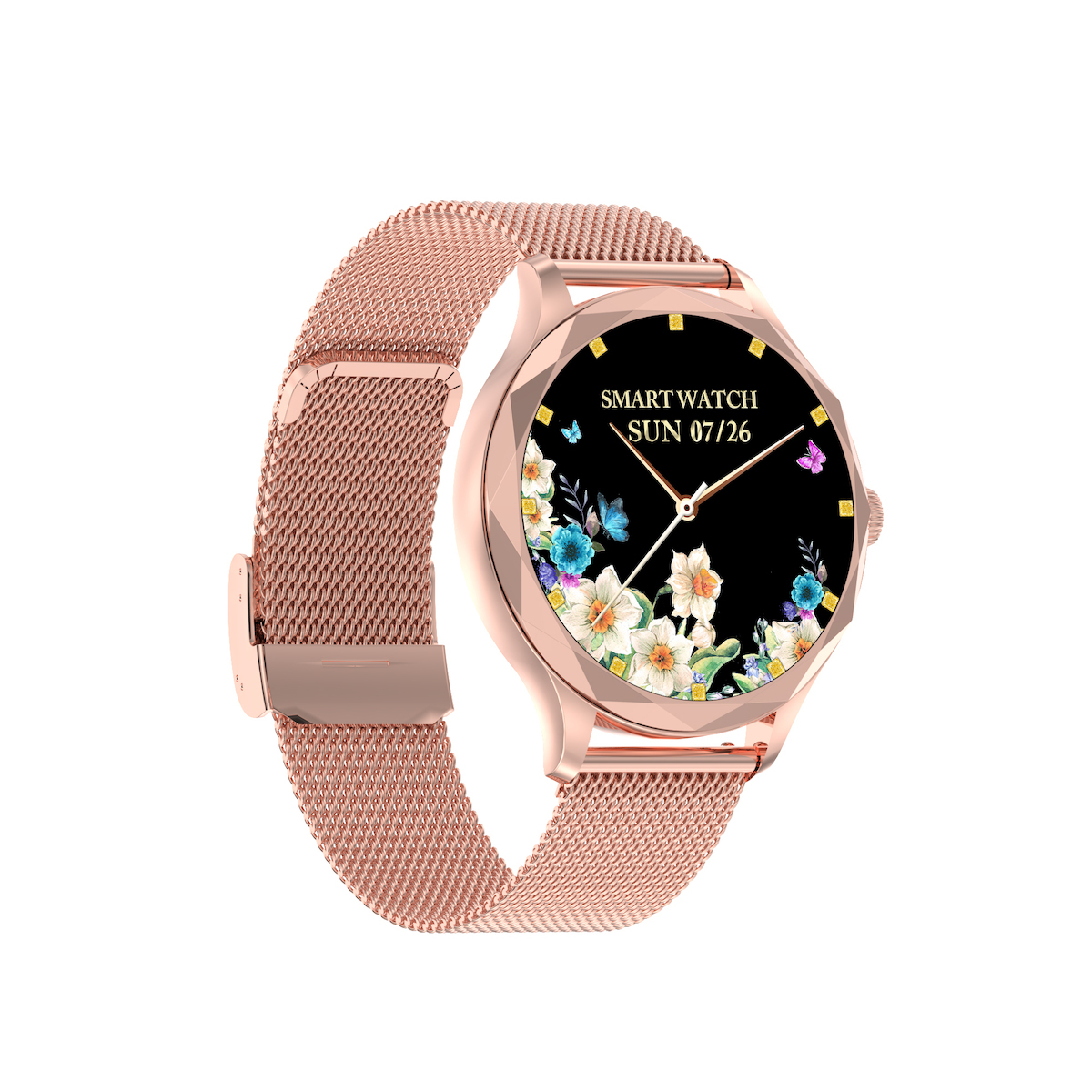 Aluminium Smartwatch with Heart Rate Monitor (Gold) view 3