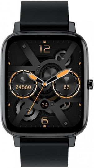 XO H80(s) Smartwatch with Heart Rate Monitor (Black) view 7
