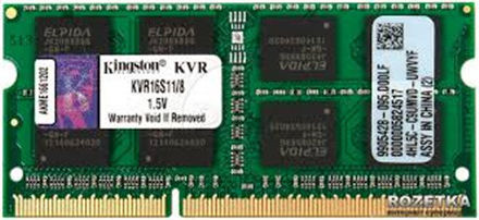 Kingston Valueram DDR3 with Module 1x8GB and Speed 1600 for Laptop KVR16S11/8 view 5