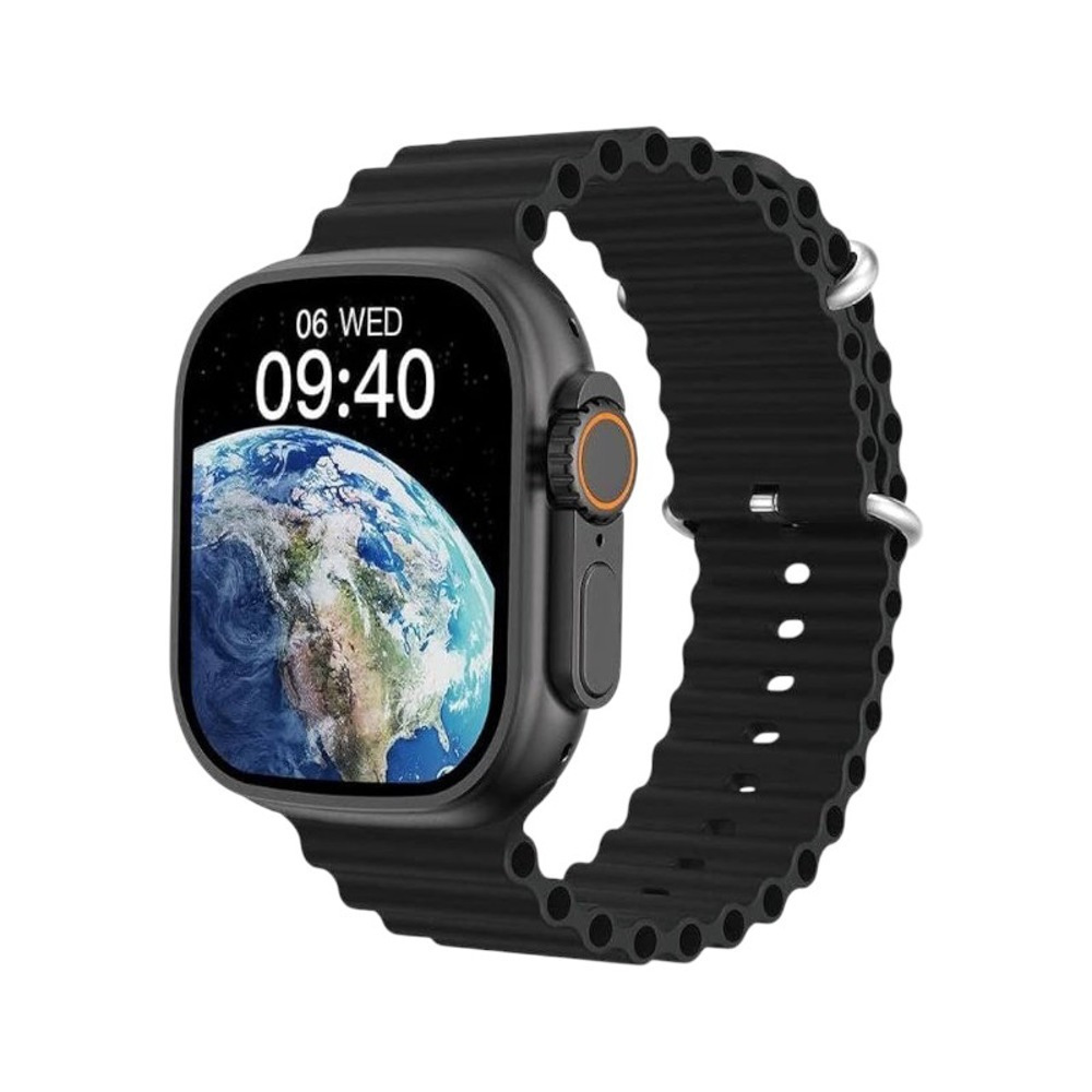 T900 UItra 49mm Smartwatch with Heart Rate Monitor (Black) view 1