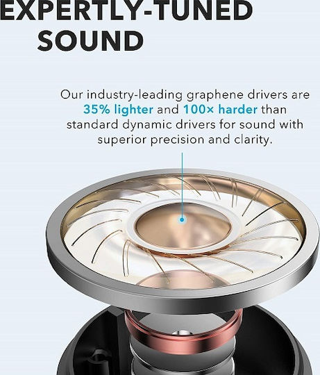 Soundcore by Anker Life Note In-ear Bluetooth Handsfree Earphones with Sweat Resistance and Charging Case Black vue 5