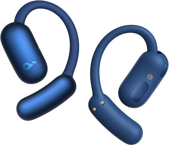 Soundcore by Anker AeroFit 2 Open Ear Bluetooth Handsfree Earphones with Sweat Resistance and Charging Case Blue
