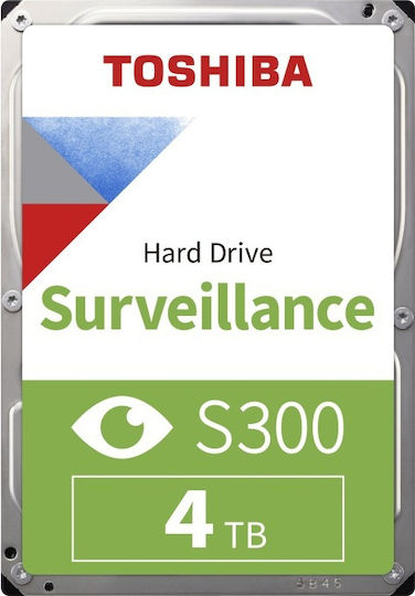 Toshiba S300 Surveillance 4TB HDD Hard Drive 3.5" SATA III 5400rpm with 128MB Cache for Recorder HDWT840UZSVA view 3