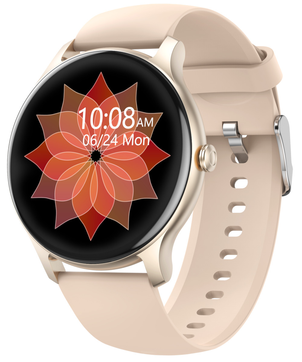 ISP LikeSmart Fun FiT Aluminium Smartwatch with Heart Rate Monitor (Gold) view 1