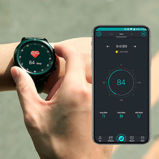 Colmi Sky 4 Smartwatch with Heart Rate Monitor (Black) view 2