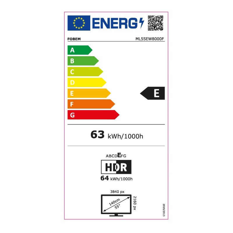 Fobem Smart TV 55" 4K UHD LED ML55EW8000F HDR (2025) view 8
