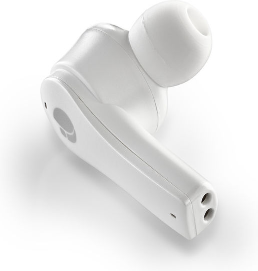 NGS Artica Bloom In-ear Bluetooth Handsfree Earphones with Charging Case White view 4