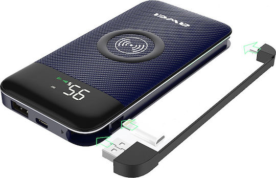 Awei P71K Power Bank 10000mAh with USB-A Port Black view 6