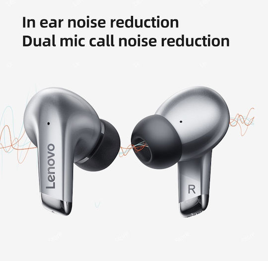 Lenovo LP5 In-ear Bluetooth Handsfree Earphones with Charging Case Black view 4