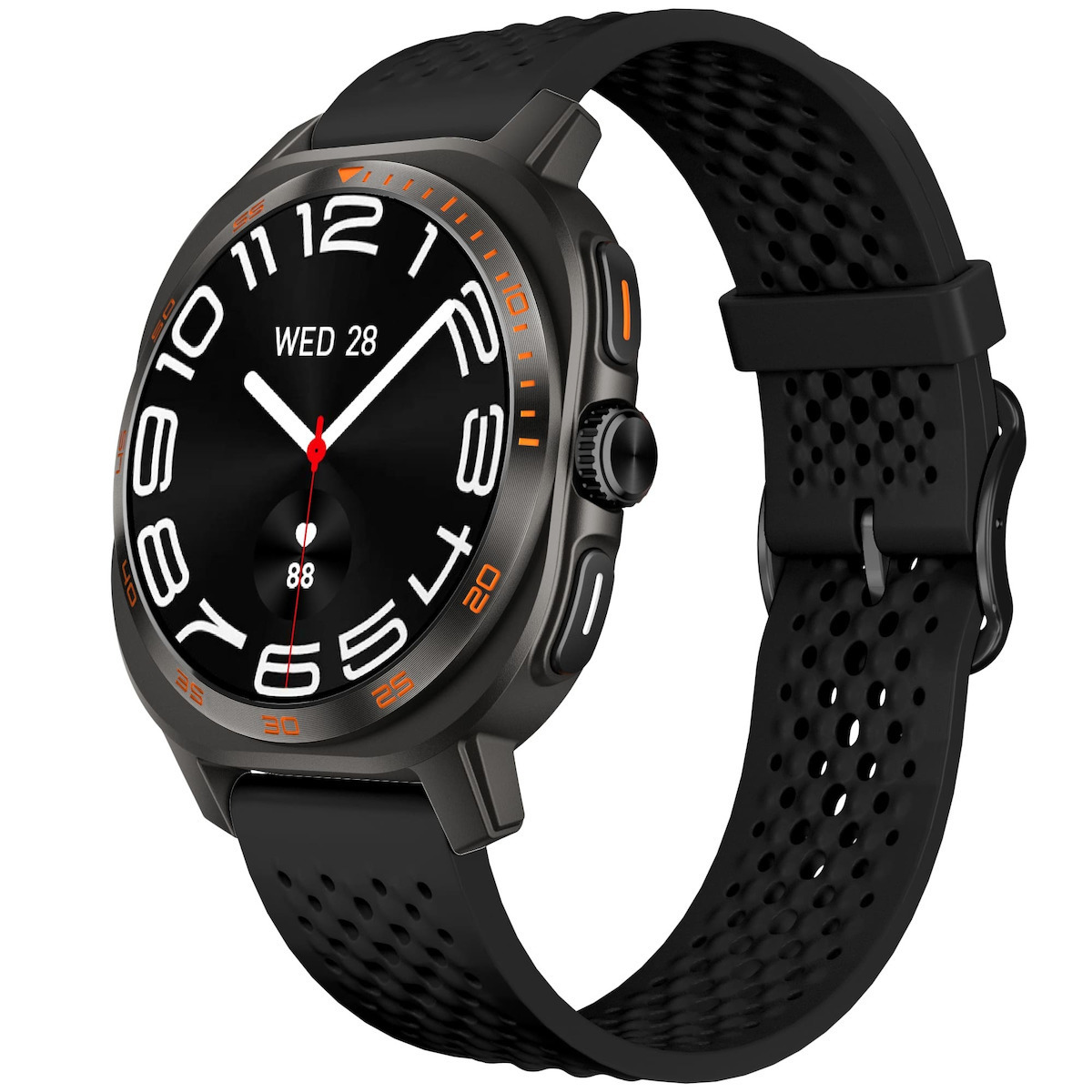 Aurafit Am32 Smartwatch (Black) view 1
