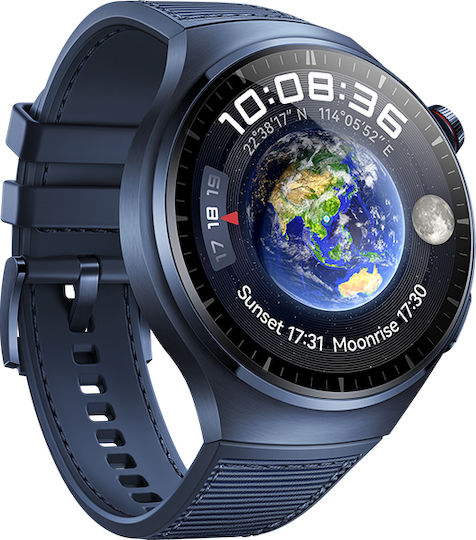 Huawei Watch 4 Pro Stainless Steel 48mm Waterproof with eSIM and Heart Rate Monitor (Blue) view 2